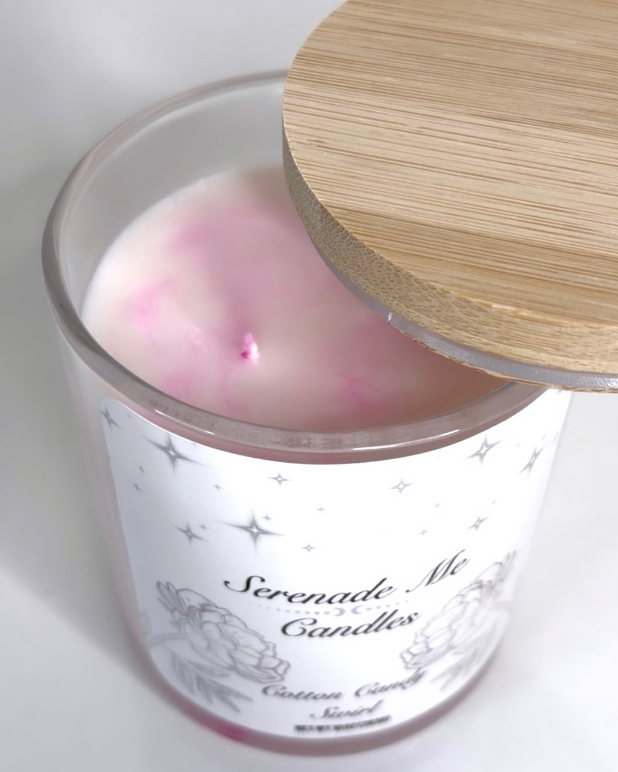 Cotton Candy Swirl Soy Candle