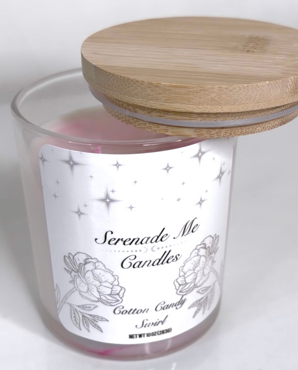 Cotton Candy Swirl Soy Candle